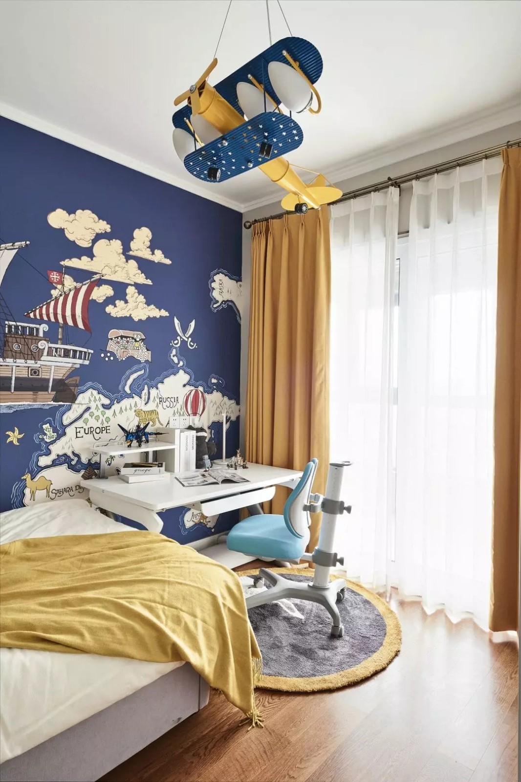 美式輕奢風(fēng)格家裝設(shè)計(jì)室內(nèi)裝修效果圖-兒童房 美式輕奢風(fēng)格家裝設(shè)計(jì)室內(nèi)裝修效果圖-兒童房