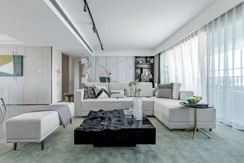 江門(mén)市金匯城市廣場(chǎng)輕奢風(fēng)格四居室裝修案例