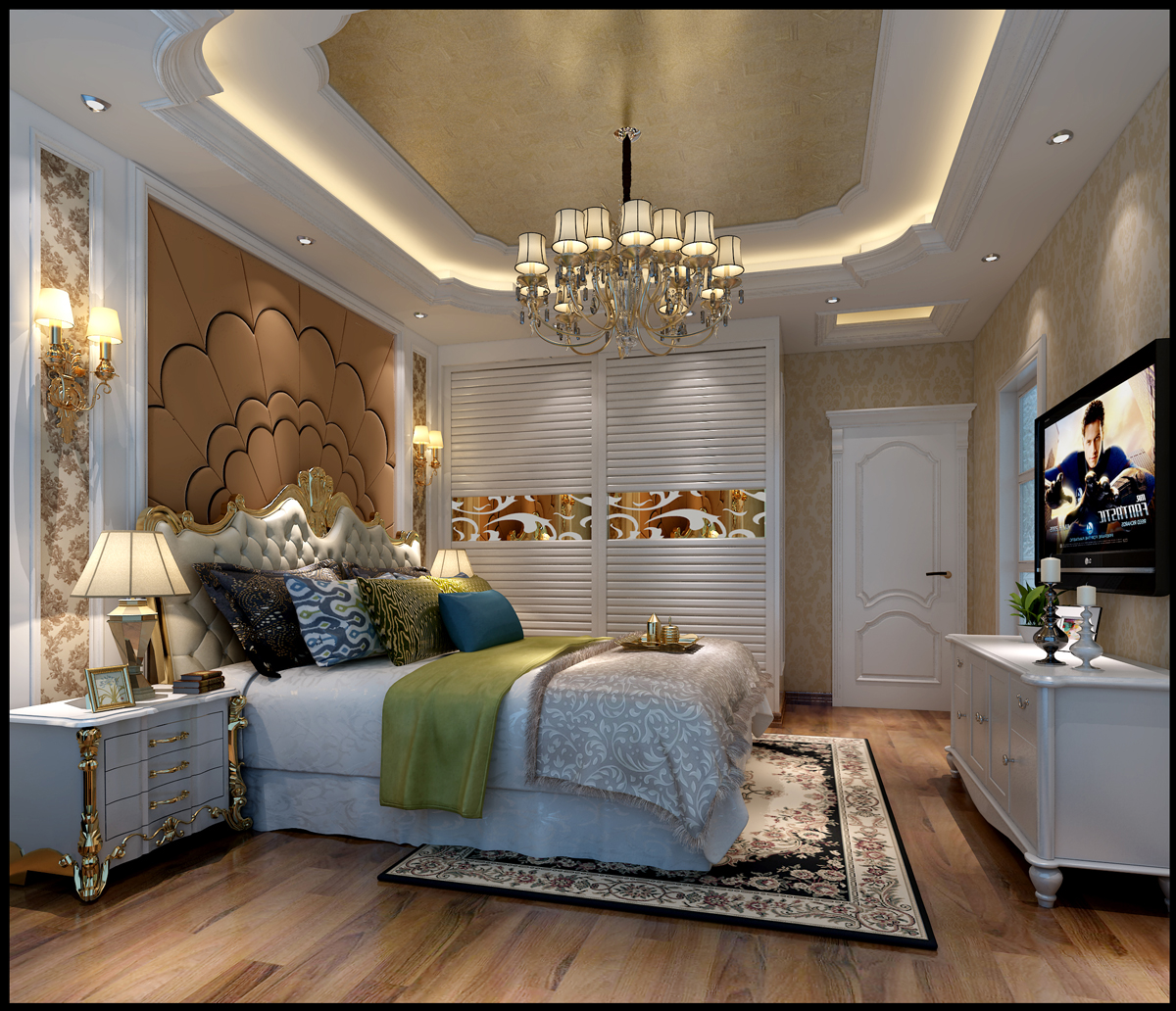 佛山市越秀星匯瀚府歐式風(fēng)格三居室裝修案例