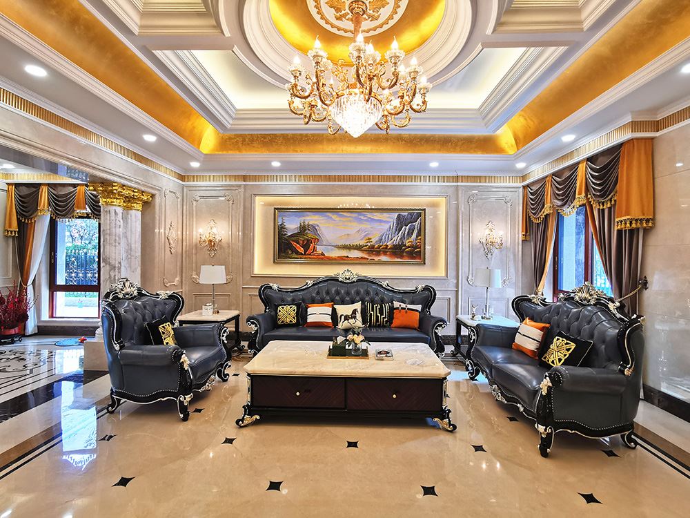 佛山市越秀星匯瀚府歐式風(fēng)格別墅裝修案例