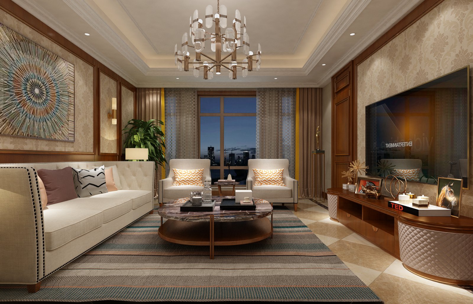 歐式風(fēng)格家裝設(shè)計(jì)室內(nèi)裝修效果圖-客廳電視背景墻 歐式風(fēng)格家裝設(shè)計(jì)室內(nèi)裝修效果圖-客廳電視背景墻