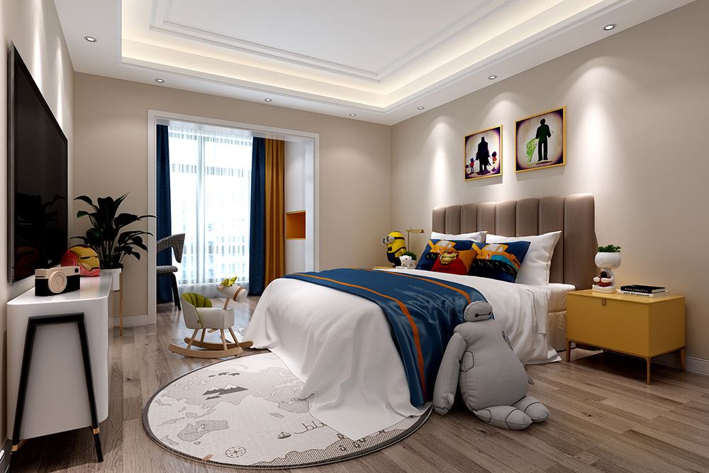 昭通市麗景&middot;溫泉學(xué)府歐式風(fēng)格復(fù)式裝修案例