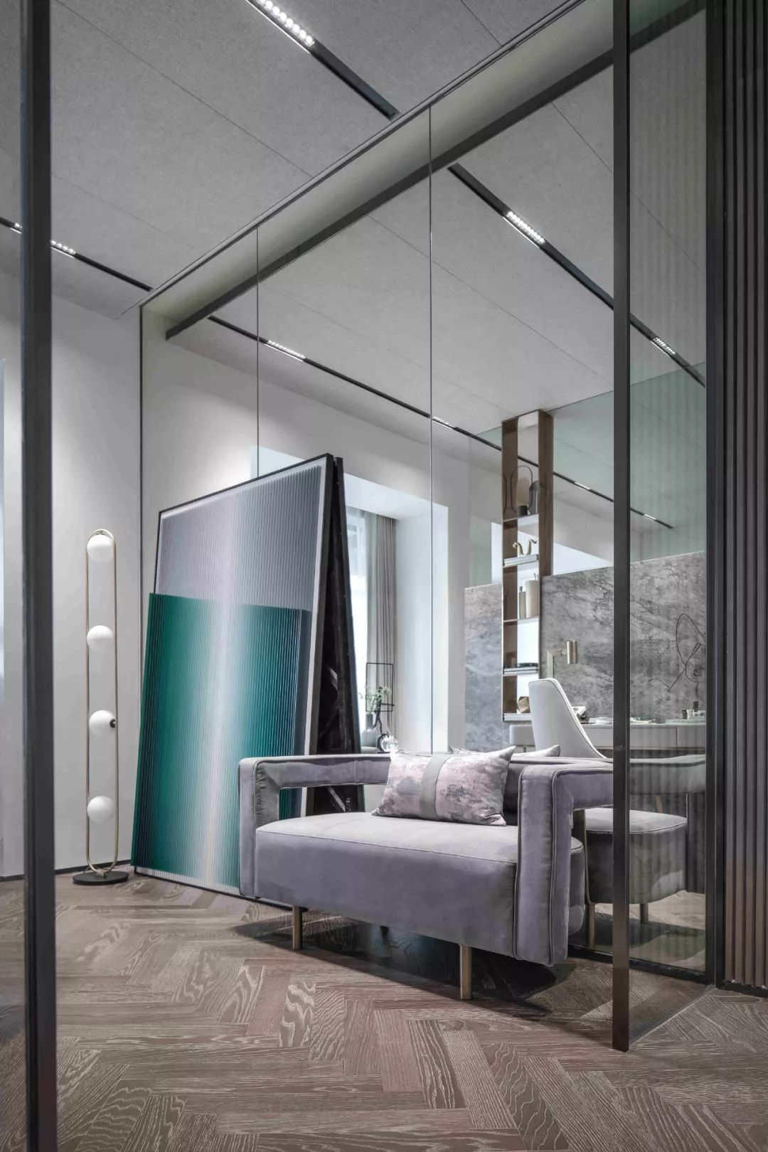 現(xiàn)代輕奢風(fēng)格室內(nèi)設(shè)計(jì)家裝案例-臥室 現(xiàn)代輕奢風(fēng)格室內(nèi)設(shè)計(jì)家裝案例-臥室