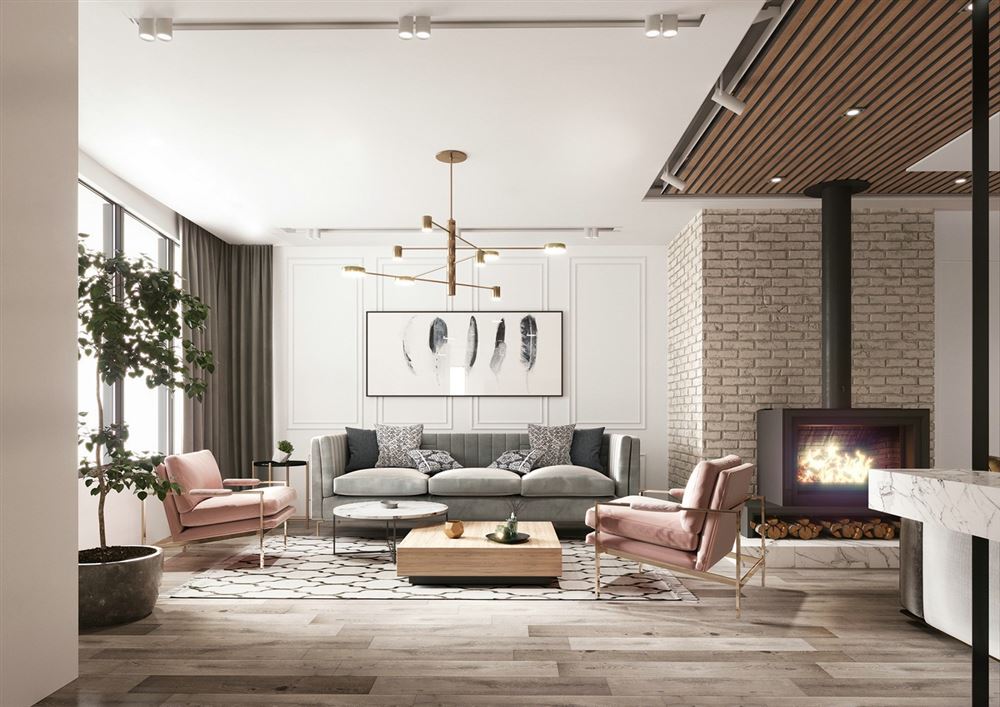 佛山市雅居樂&middot;江畔明珠北歐風(fēng)格三居室裝修案例