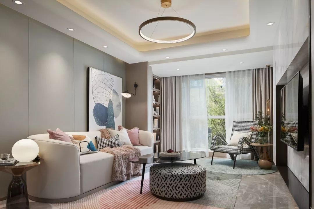 新中式風格家裝設計室內(nèi)裝修效果圖-客廳 新中式風格家裝設計室內(nèi)裝修效果圖-客廳