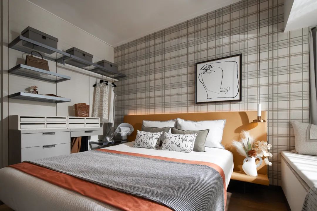 現(xiàn)代輕奢風(fēng)格室內(nèi)設(shè)計家裝案例-臥室 現(xiàn)代輕奢風(fēng)格室內(nèi)設(shè)計家裝案例-臥室