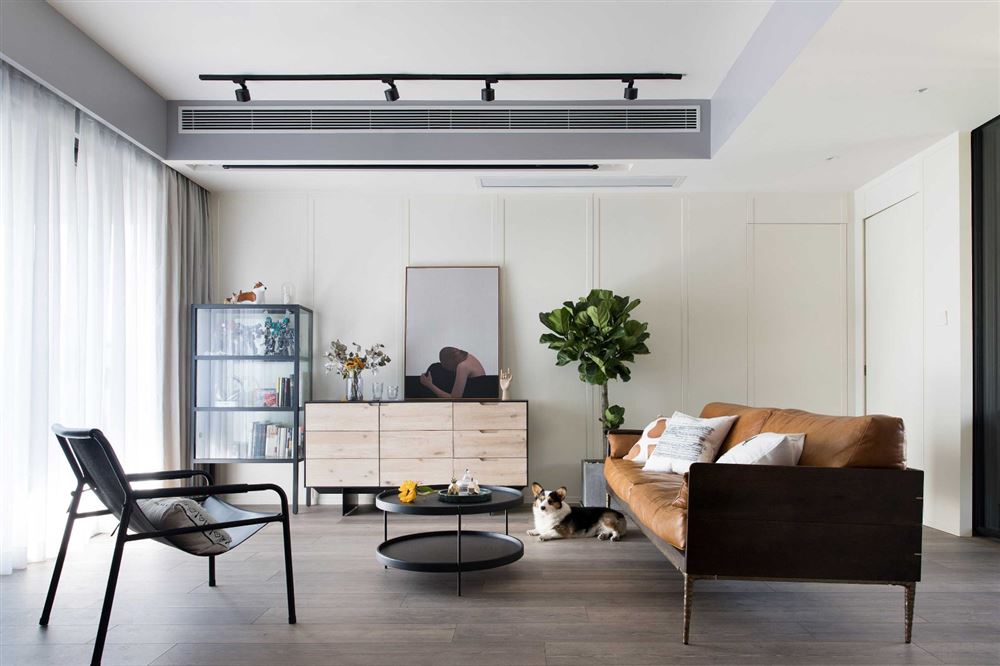 廣州市芳村花園美式風格三居室裝修案例