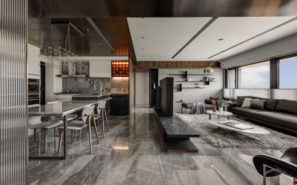 佛山市君御海城輕奢風(fēng)格四居室裝修案例