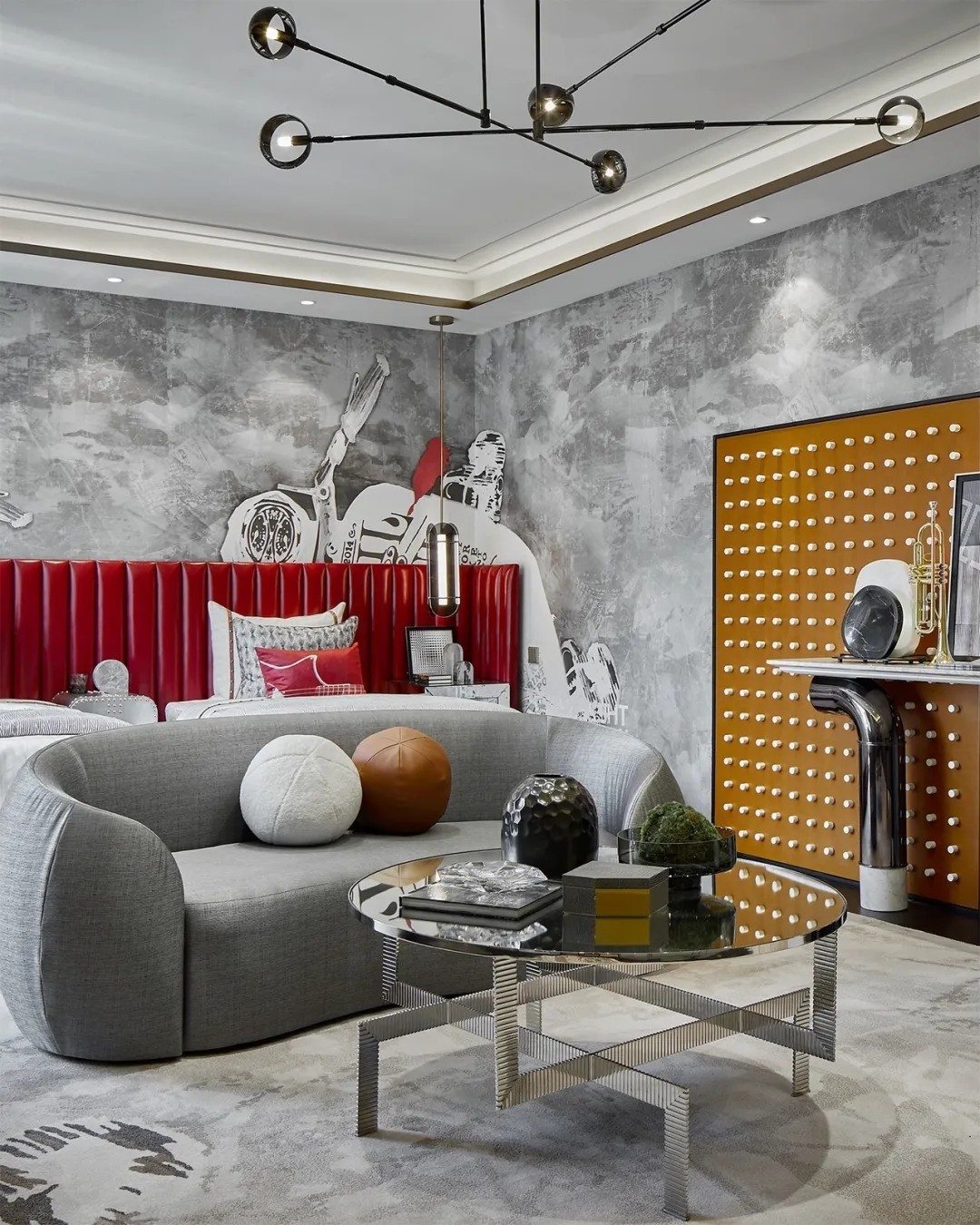 現(xiàn)代簡約風(fēng)格別墅室內(nèi)設(shè)計(jì)家裝案例-次臥 現(xiàn)代簡約風(fēng)格別墅室內(nèi)設(shè)計(jì)家裝案例-次臥