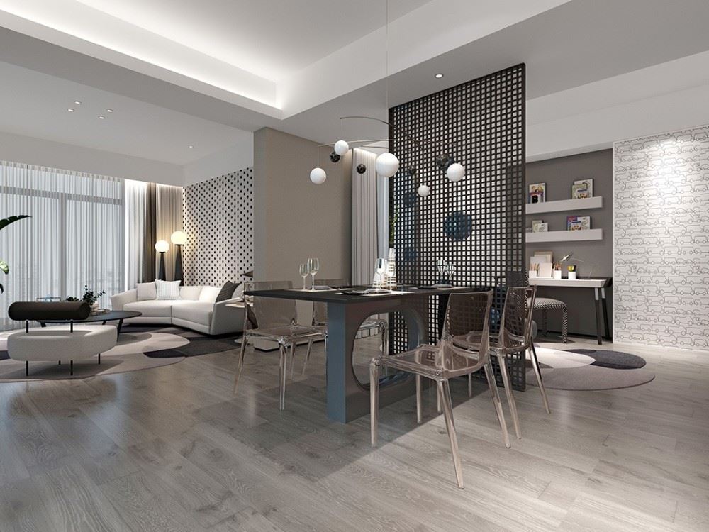 佛山市萬科悅都薈現(xiàn)代簡約風格三居室裝修案例