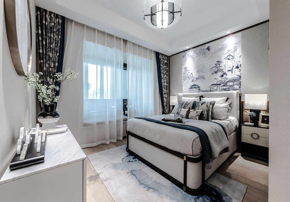 新中式風(fēng)格室內(nèi)設(shè)計家裝案例-臥室 新中式風(fēng)格室內(nèi)設(shè)計家裝案例-臥室