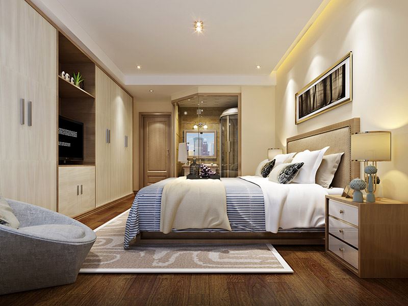 河源市東江雅苑現(xiàn)代簡約風(fēng)格四居室裝修案例