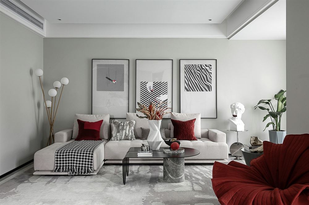 江門市東富花園現(xiàn)代簡約風(fēng)格三居室裝修案例