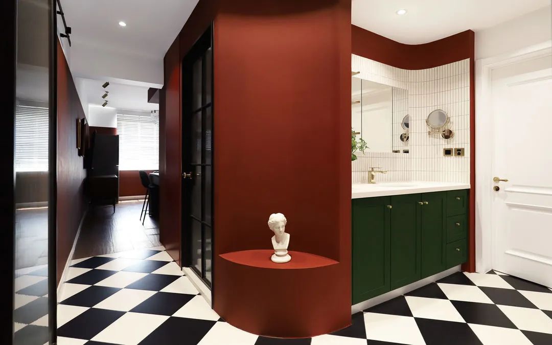 現(xiàn)代前衛(wèi)風格家裝設計室內(nèi)裝修效果圖-玄關