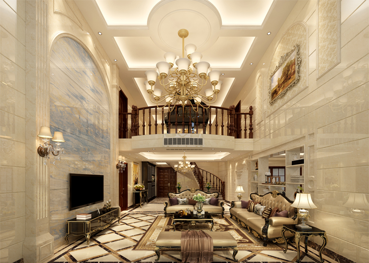 簡(jiǎn)約歐式風(fēng)格別墅裝修設(shè)計(jì)效果圖-雅寶名門世家別墅360平米-別墅客廳裝修設(shè)計(jì) 簡(jiǎn)約歐式風(fēng)格別墅裝修設(shè)計(jì)效果圖-雅寶名門世家別墅360平米-別墅客廳裝修設(shè)計(jì)