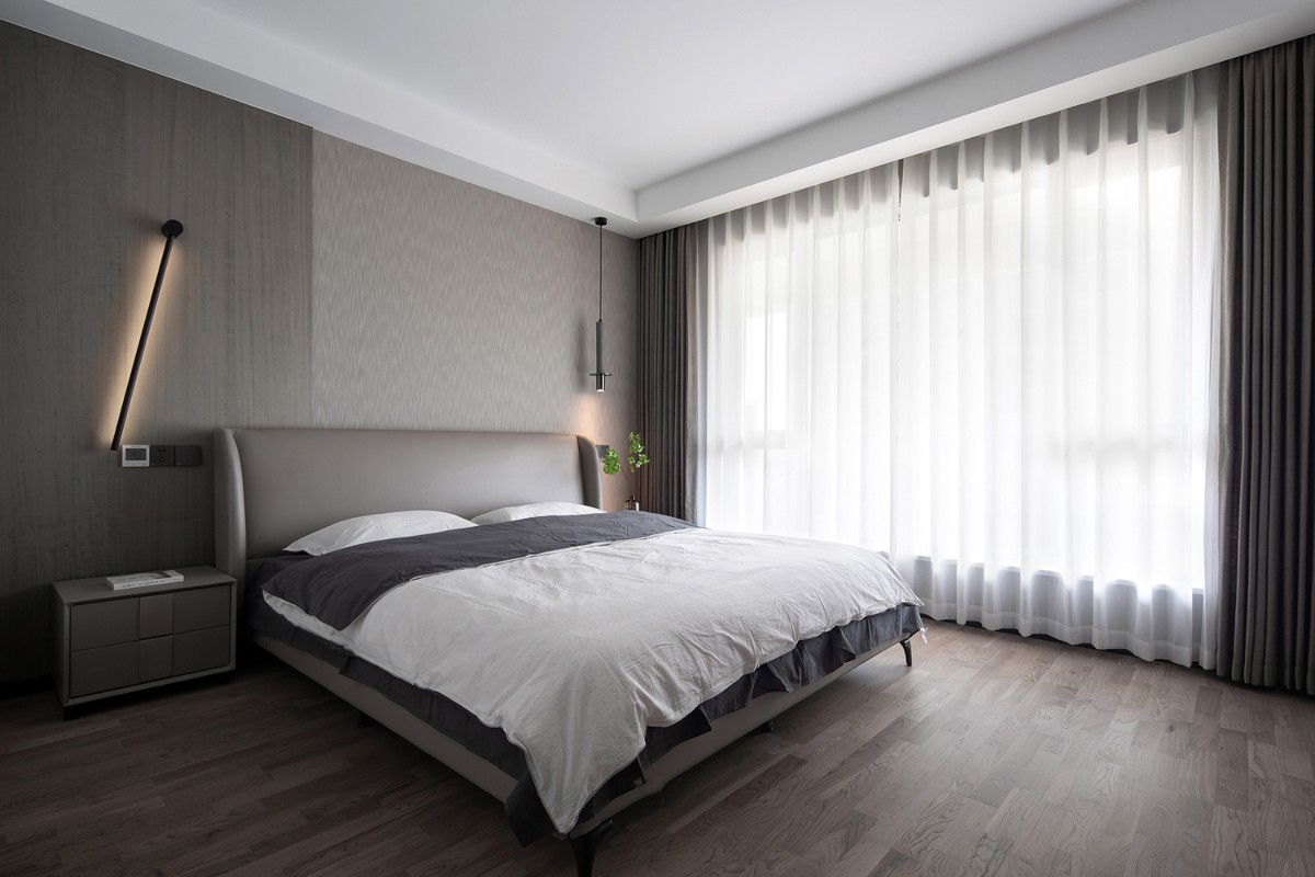 現(xiàn)代風格家裝設計室內裝修效果圖-主臥