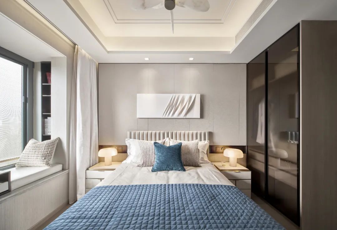 現(xiàn)代簡約風(fēng)格室內(nèi)設(shè)計(jì)家裝案例-次臥 現(xiàn)代簡約風(fēng)格室內(nèi)設(shè)計(jì)家裝案例-次臥