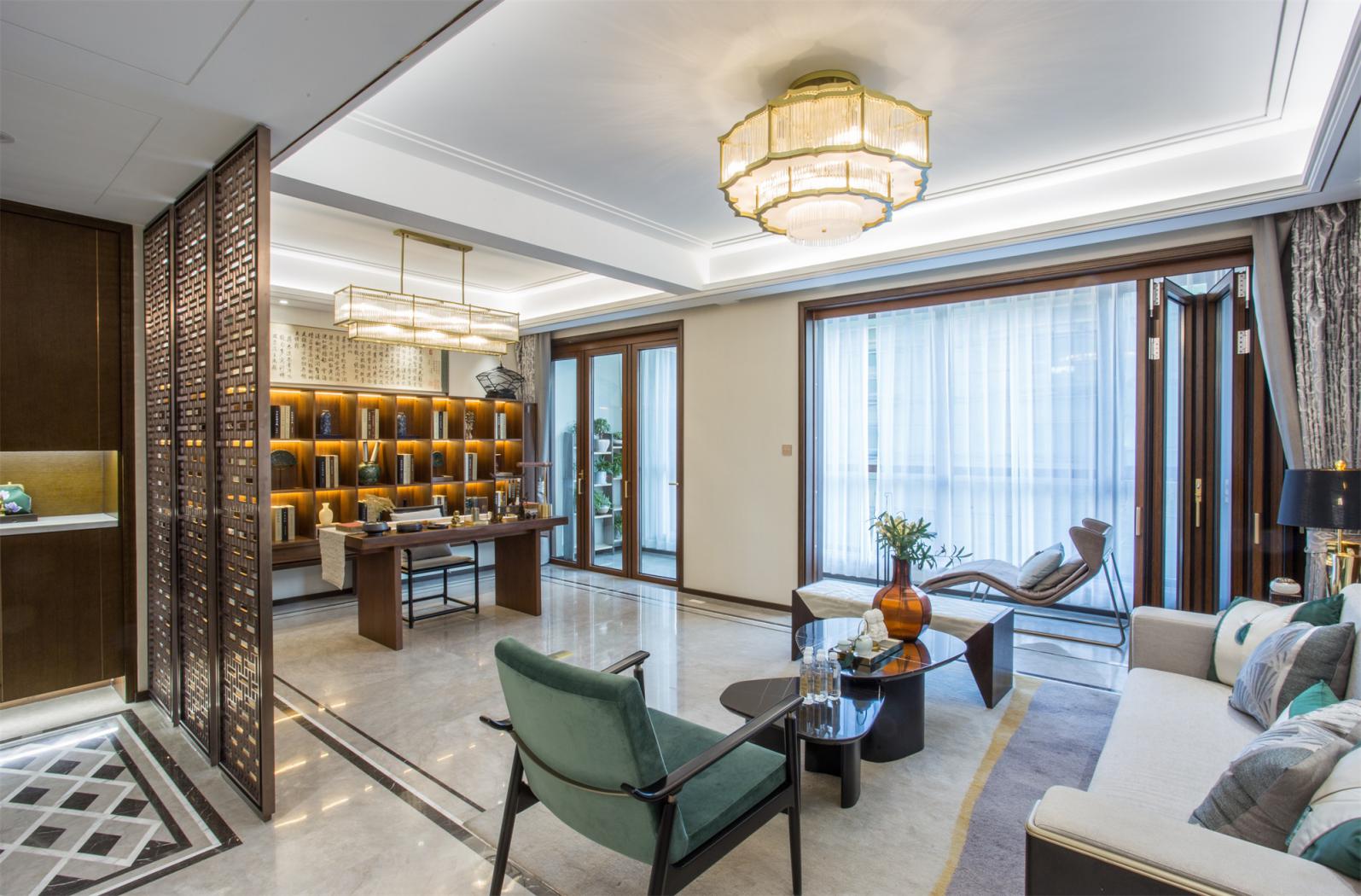 新中式風格室內(nèi)設計家裝案例-客廳 新中式風格室內(nèi)設計家裝案例-客廳