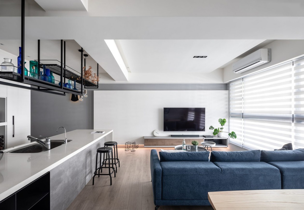 裝修案例現(xiàn)代前衛(wèi)風(fēng)格室內(nèi)裝修效果圖-開放式廚房 裝修案例現(xiàn)代前衛(wèi)風(fēng)格室內(nèi)裝修效果圖-開放式廚房