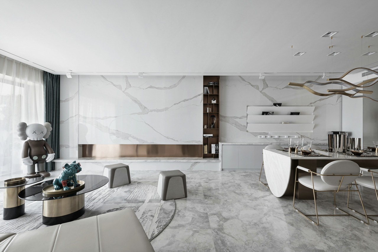 現(xiàn)代簡約風格室內(nèi)設(shè)計家裝案例-客餐廳 現(xiàn)代簡約風格室內(nèi)設(shè)計家裝案例-客餐廳