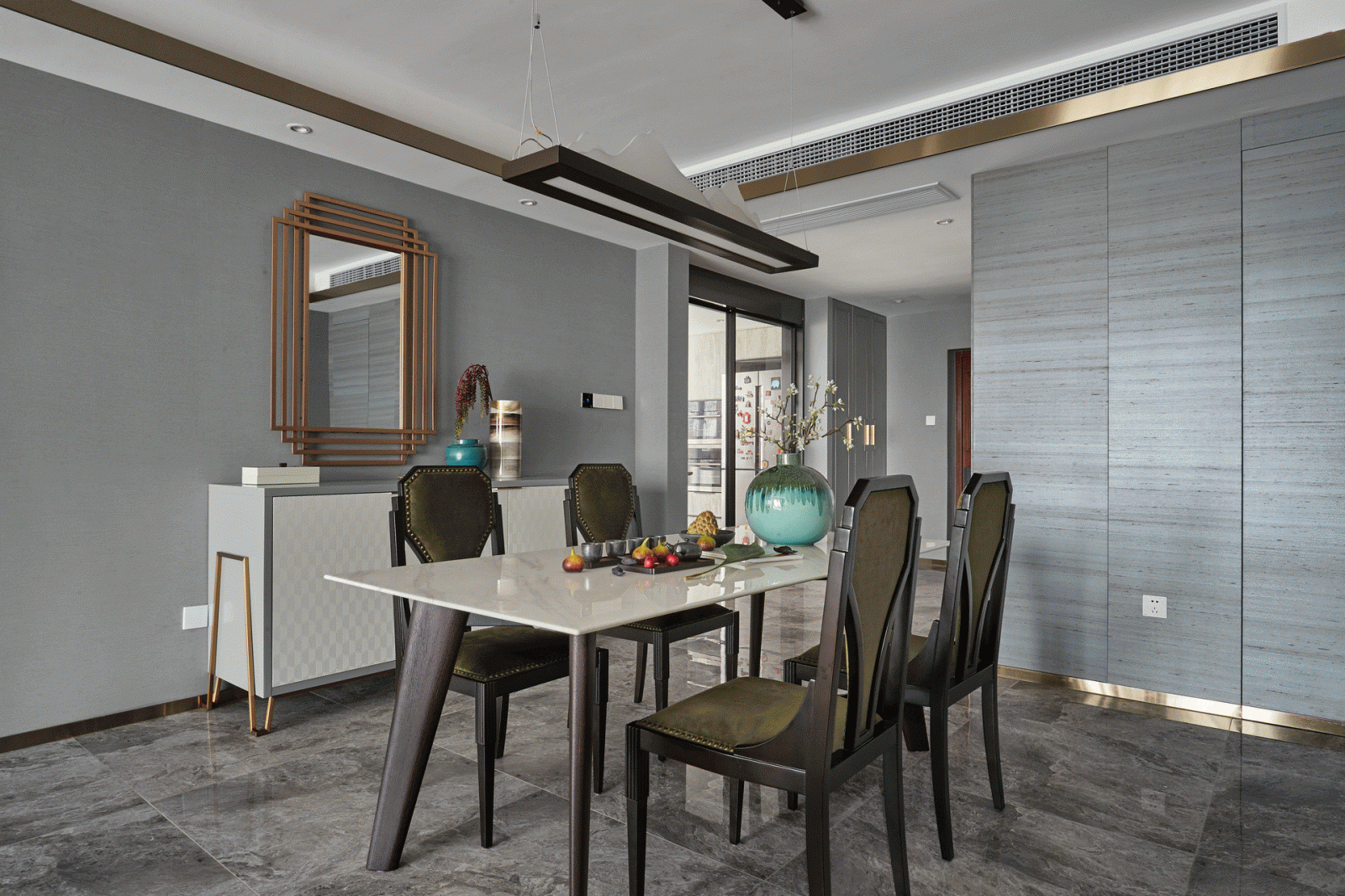 新中式風(fēng)格家裝設(shè)計室內(nèi)裝修效果圖-餐廳 新中式風(fēng)格家裝設(shè)計室內(nèi)裝修效果圖-餐廳