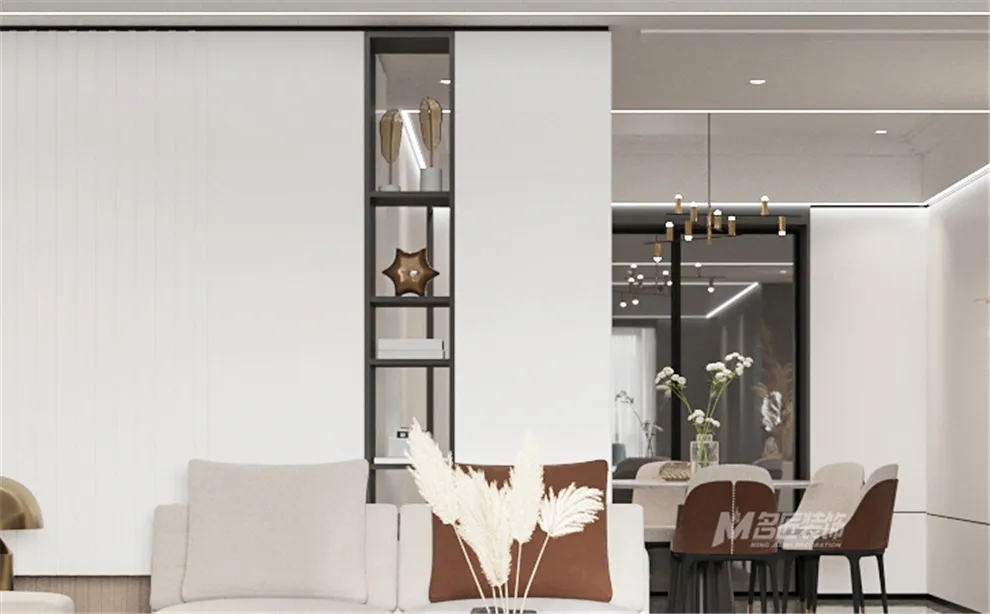 裝修公司黑白灰輕奢經(jīng)典風(fēng)格-客廳 裝修公司黑白灰輕奢經(jīng)典風(fēng)格-客廳