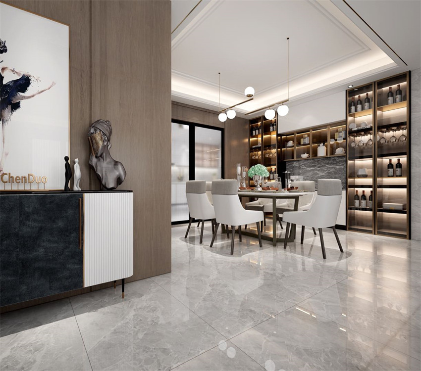 廣州市珠江帝景苑現(xiàn)代簡約風(fēng)格四居室裝修案例