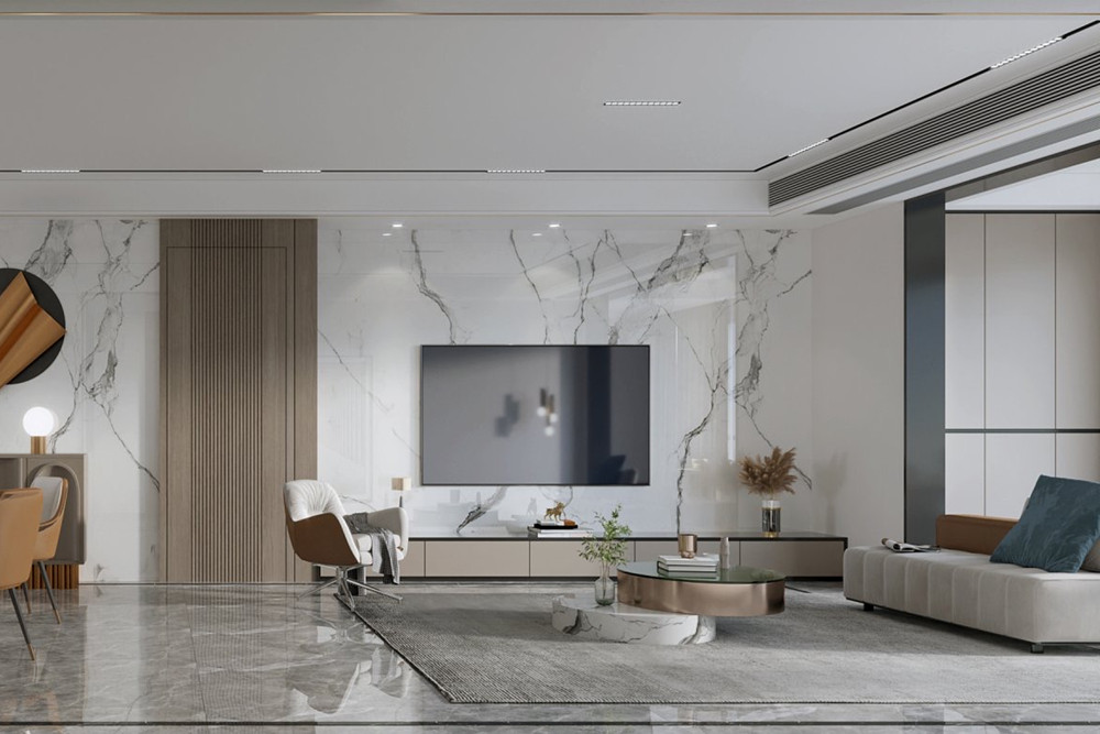 嘉興市碧桂園&middot;楓景尚院現(xiàn)代簡約風格三居室裝修案例