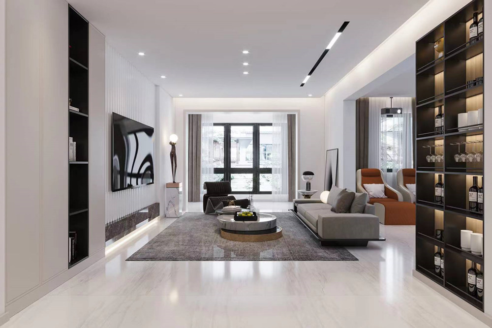 連云港市天順國(guó)際花園現(xiàn)代簡(jiǎn)約風(fēng)格三居室裝修案例