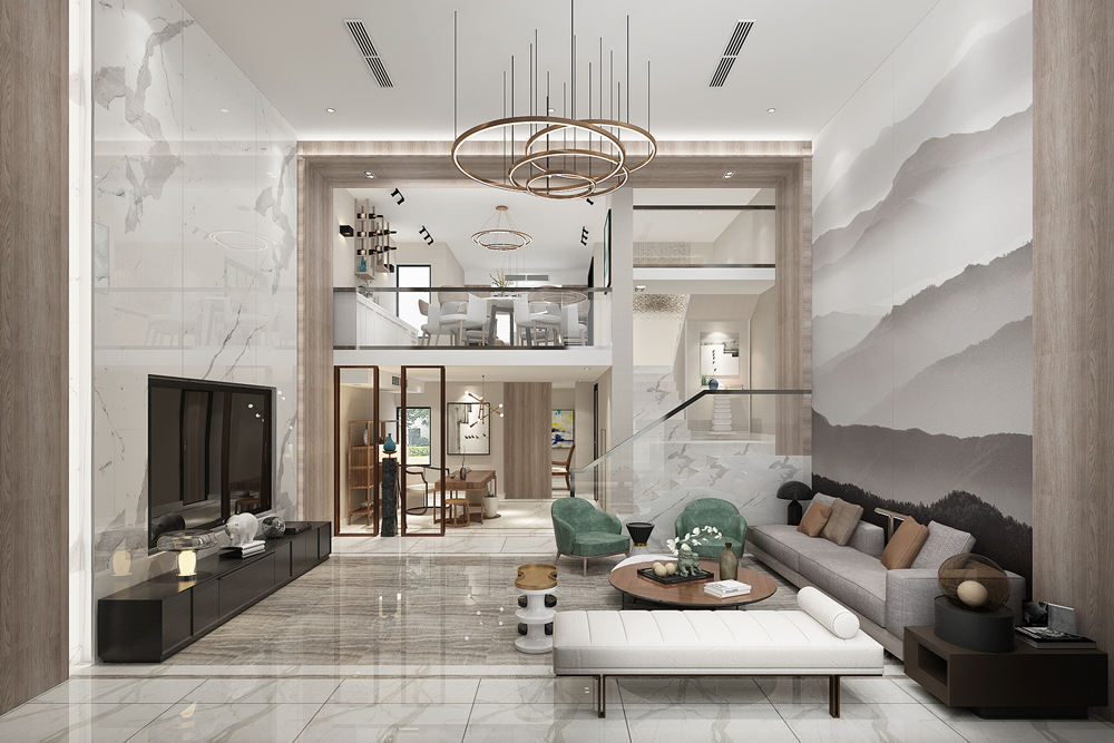 南京301平米以上現(xiàn)代簡約風格東方名城室內(nèi)裝修設計案例