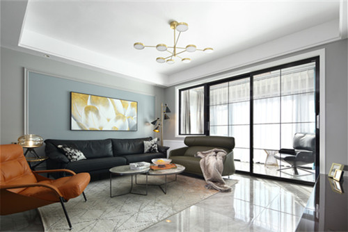 德陽市白果小區(qū)社區(qū)現(xiàn)代簡約風(fēng)格三居室裝修案例