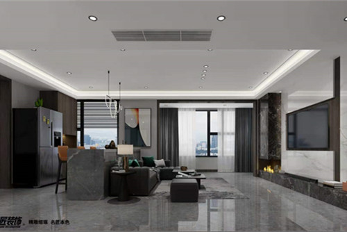 德陽市城西小區(qū)現(xiàn)代簡約風(fēng)格三居室裝修案例