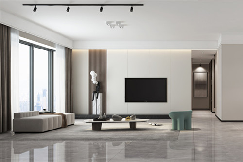 海口市南國威尼斯城別墅現(xiàn)代簡約風格三居室裝修案例