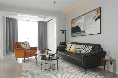 ?？谑心蠂崴钩莿e墅現(xiàn)代簡約風格三居室裝修案例