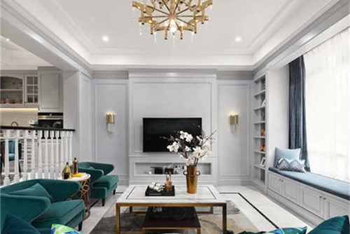 自貢201-300平米美式風格東方威尼斯裝修設(shè)計案例