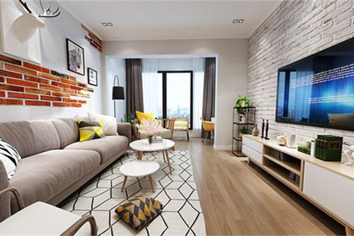 紅河哈尼族彝族自治州101-200平米北歐風(fēng)格泰豐國際城裝修設(shè)計(jì)效果圖