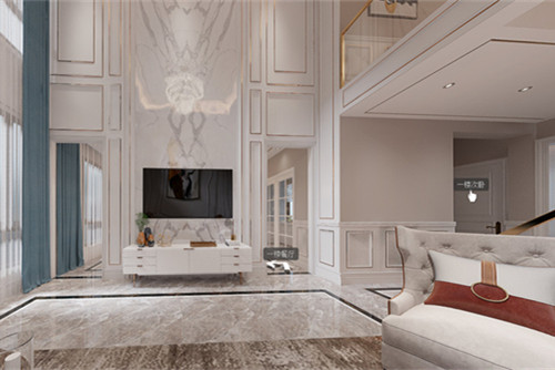 自貢301平米以上美式風格晶澤汐樾裝修設(shè)計效果圖