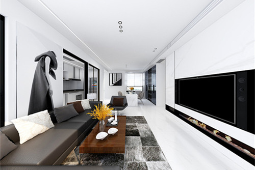 自貢201-300平米現(xiàn)代簡約風格晶澤云璽家裝設計案例