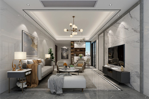 惠州市雅居樂白鷺湖一期現(xiàn)代簡約風格三居室裝修案例