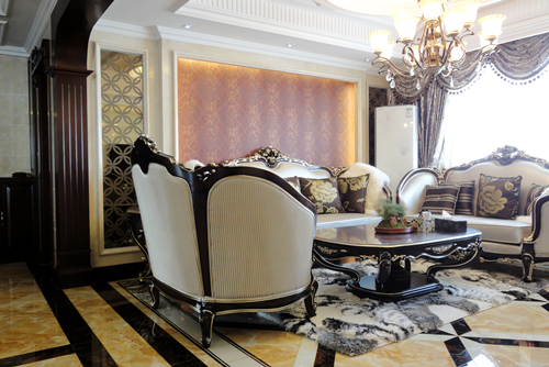 秦皇島201-300平米美式風格玉龍灣室內(nèi)設(shè)計效果圖