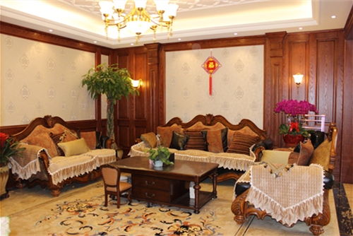 秦皇島101-200平米新中式風格華貿(mào)公園郡裝修設(shè)計效果圖