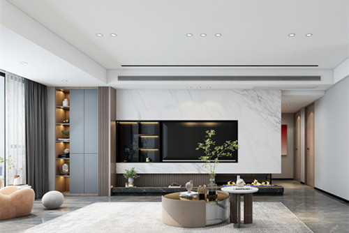 江門市寶麗花園現(xiàn)代簡(jiǎn)約風(fēng)格三居室裝修案例