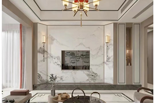 揭陽(yáng)市漣漪園新中式風(fēng)格平層裝修案例