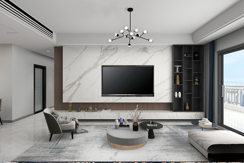 江門市江海怡景灣現(xiàn)代風格復式裝修案例