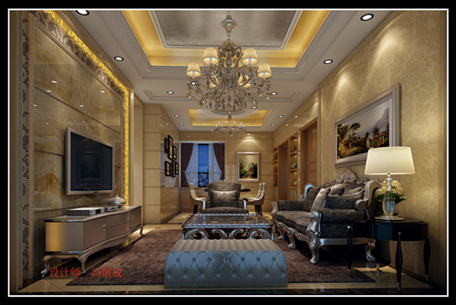 茂名市濱海灣一號新中式風(fēng)格別墅裝修案例