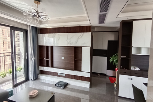 茂名市東匯城現(xiàn)代簡約風格三居室裝修案例