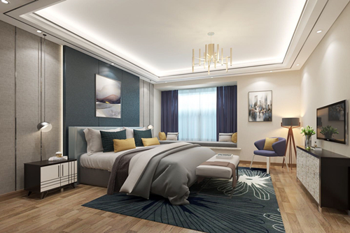佛山市朝安金茂悅現(xiàn)代簡約風(fēng)格三居室裝修案例
