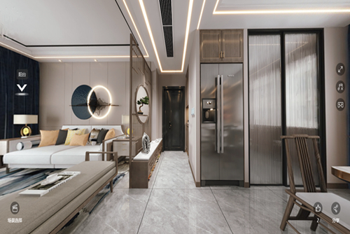 茂名市海景明珠&middot;鉑金時(shí)光現(xiàn)代簡(jiǎn)約風(fēng)格別墅裝修案例