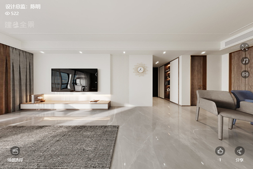 衢州市碧桂園&middot;江山印現(xiàn)代簡約風(fēng)格三居室裝修案例