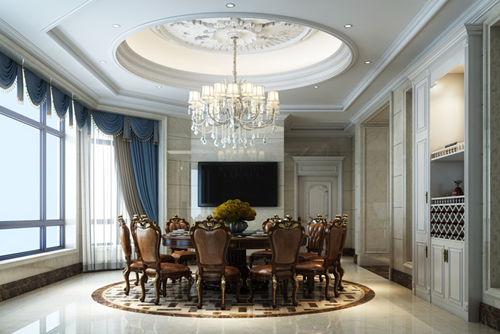 中山市名爵觀園別墅歐式風(fēng)格別墅裝修案例